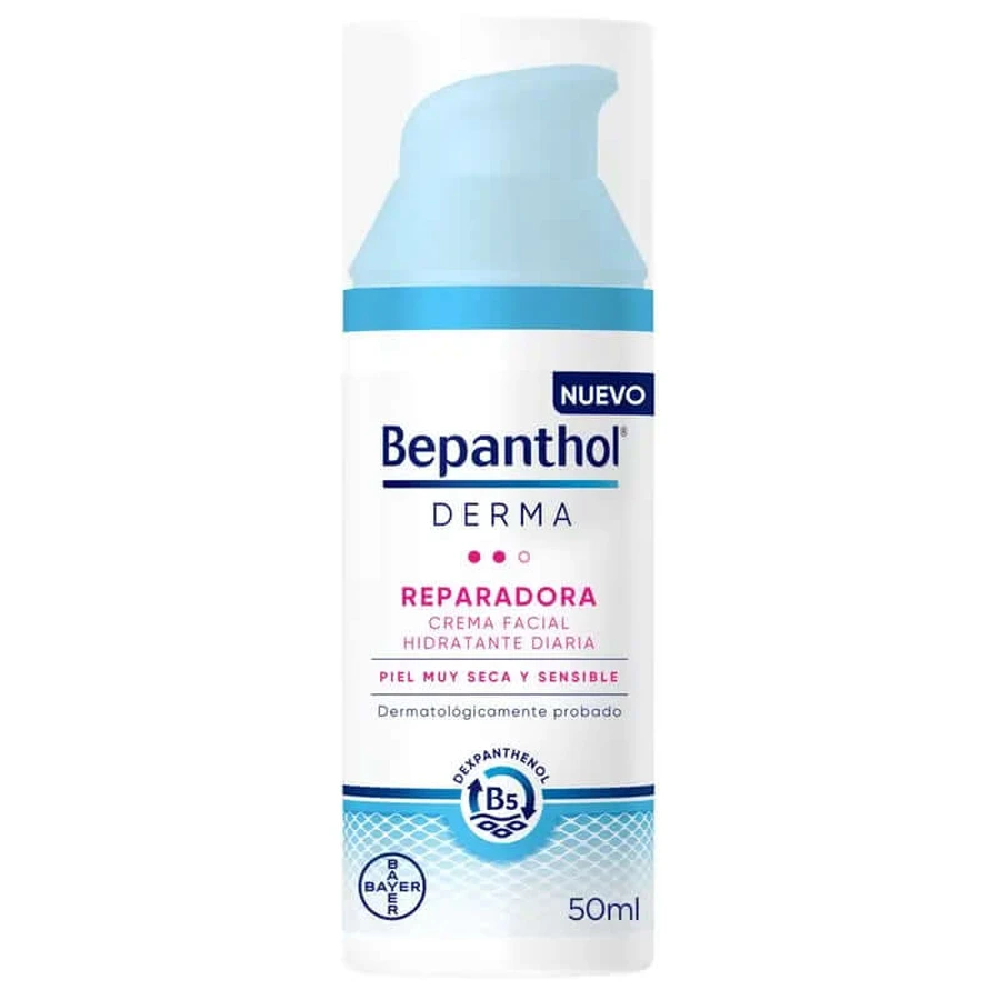 Bepanthol Derma Crema Facial Hidratante Diaria Reparadora 50ml