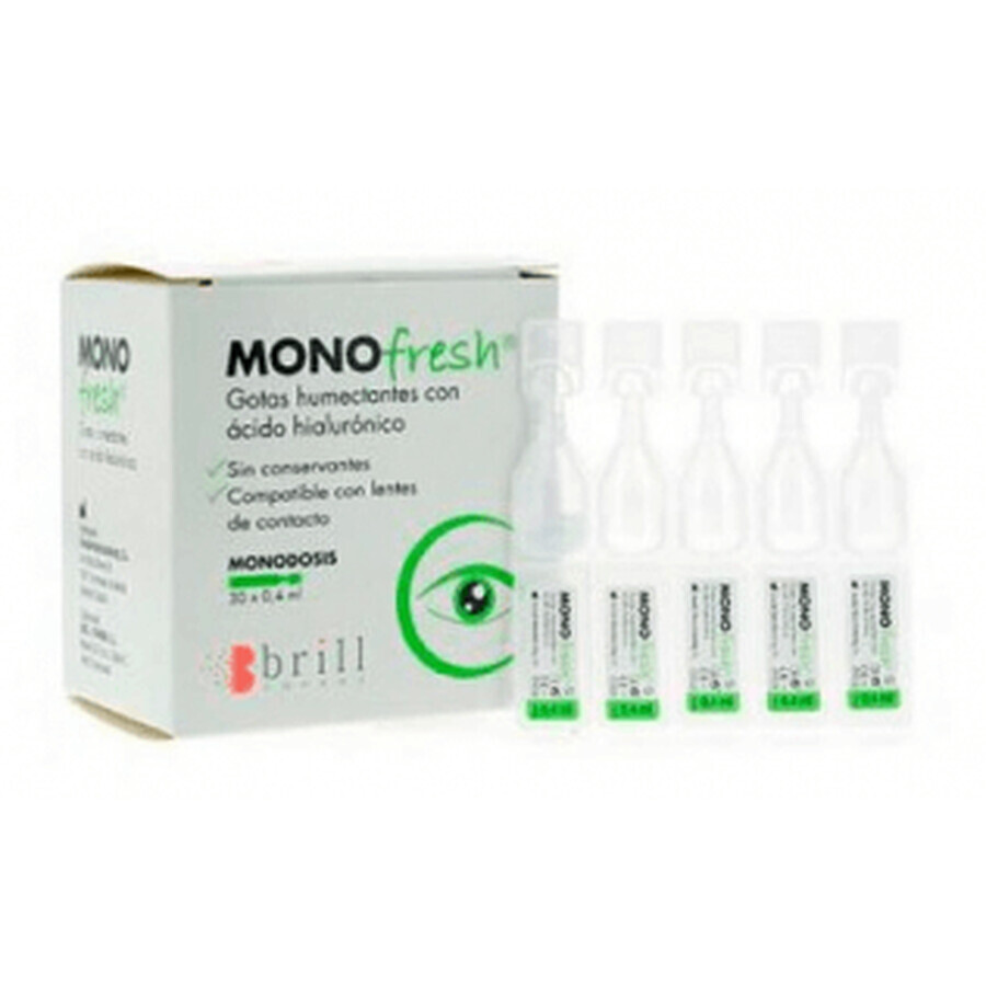 MonoFresh Moisturizing Drops, 30 single doses