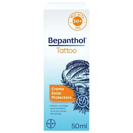 Bepanthol Tattoo Beschermende Zonnebrandcrème SPF 50+ 50 ml