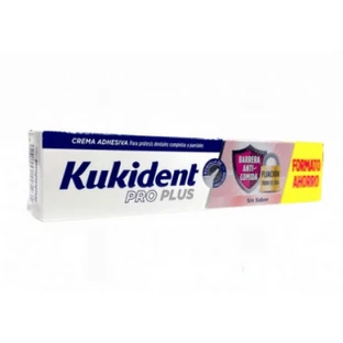 Kukident PRO PLUS Anti-kauwbarrière Spaarformaat Smaakloos 57g