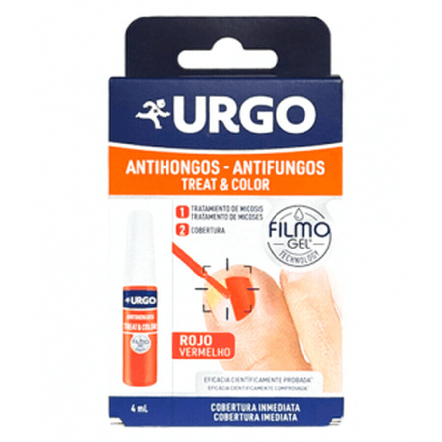 Urgo Anti Fungus Treat & Colour Filmogel Red 4ml
