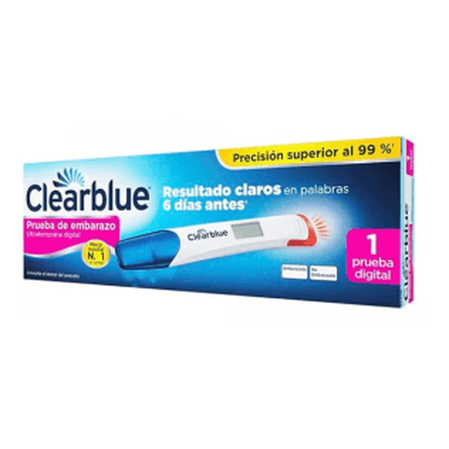 Clearblue Ultra Early Pregnancy Test Digital 1 unité