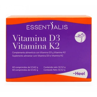 Essentialis Vitamin D3 + K2 60 Tabletten