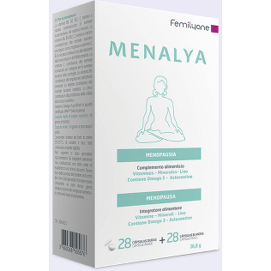 Femilyane Menalya Menopause 28 hard capsulesGel+28 soft capsules