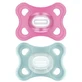 MAM Comfort Pacifier Silicone 3-12M Green/Pink 2u