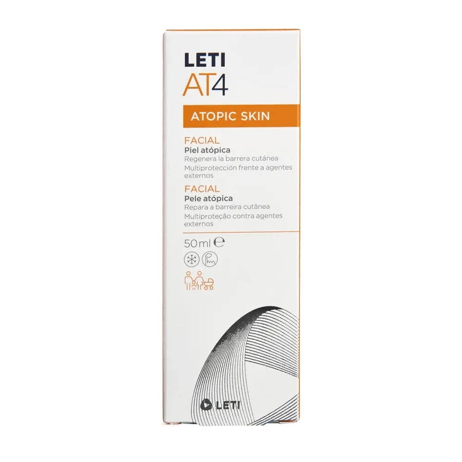 Leti AT4 Facial Atopic and/or Dry Skin, 50ml