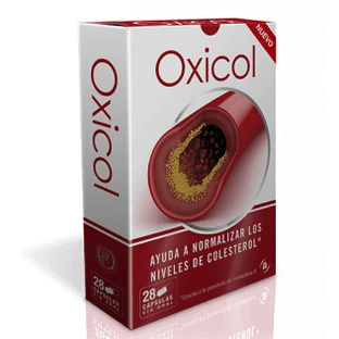 Oxicol Complemento Alimenticio para Normalizar los Niveles de Colesterol, 28 cápsulas