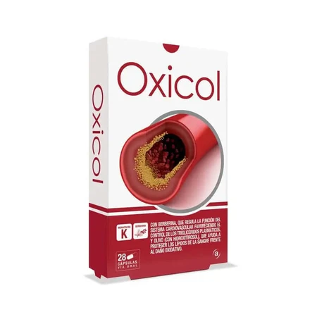 Oxicol Complemento Alimenticio para Normalizar los Niveles de Colesterol, 28 cápsulas