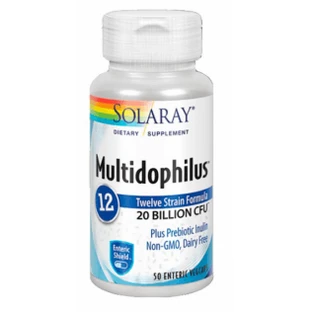 Solaray Multidophilus 12, 50 vegcaps Enteric Protection