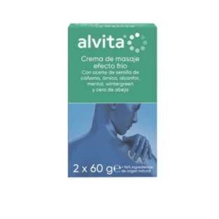 Alvita DUPLO Crema Masaje Frio 60g