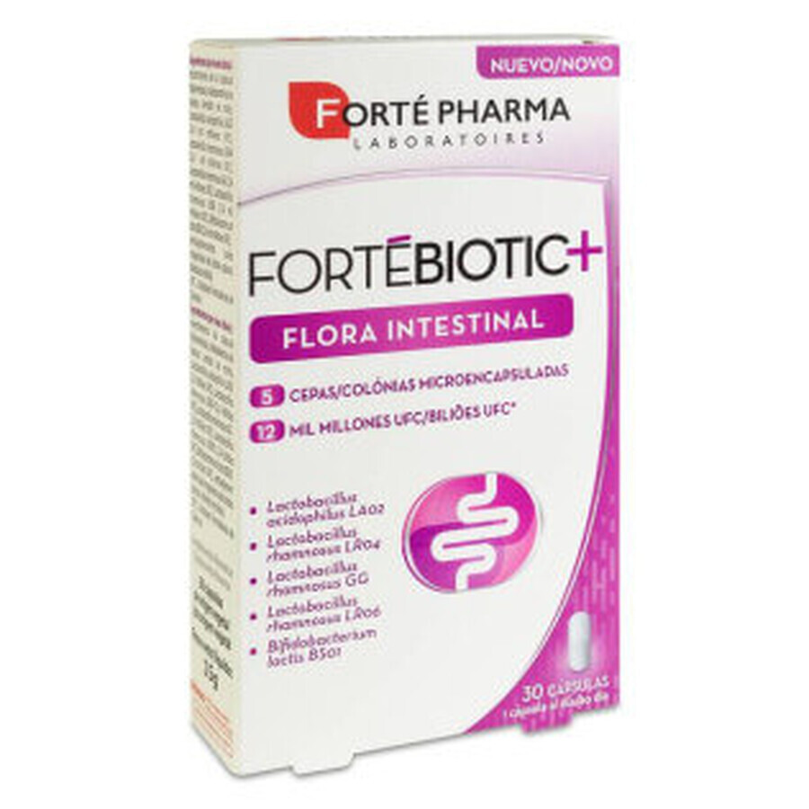 Fortebiotic+ Flora intestinală 30 capsule