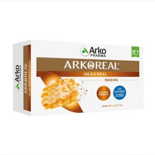 Arkoreal Jalea Real 1500mg Fresca BIO Sin Azúcar 20 ampollas
