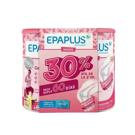 Epaplus Arthicare DUPLO Bones Instant Poeder 60 dagen 2 verpakkingen 383 g Vanillesmaak