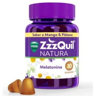 Vicks ZzzQuil Natura 30 Gummies Mango & Banaan