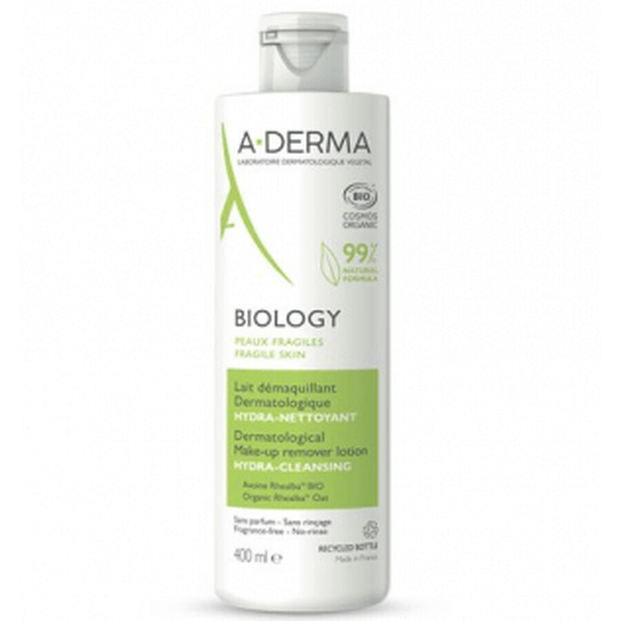 Aderma Biology Leche Desmaquillante Dermatologica 400ml