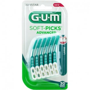 GUM Soft Picks Advance LARGE, 30 Stück.