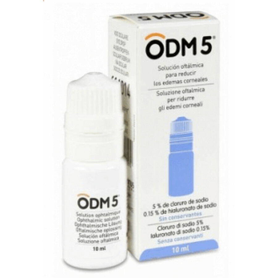 Horus ODM 5 Antiedema Corneal Solucion Oftalmica Hiperosmoral 10ml