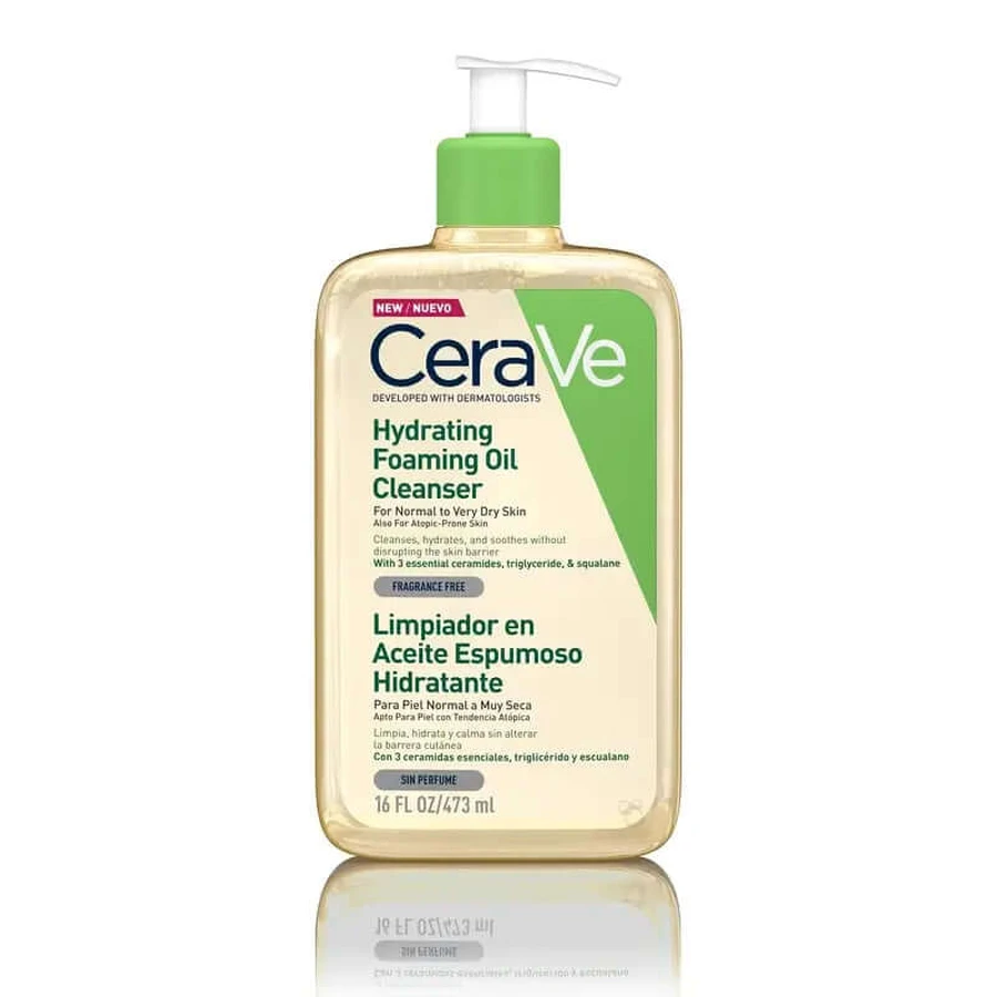 Cerave Cleansing Moisturizing Oil Cleansing Foaming Foam 473ml