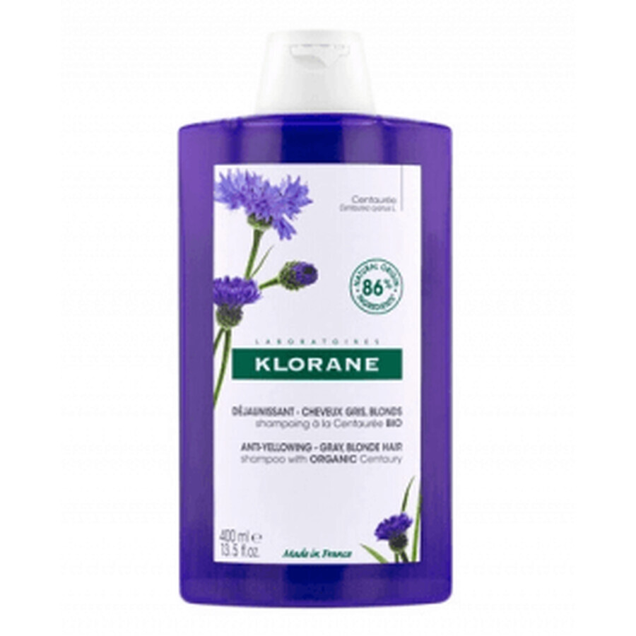 Klorane Centaurea Șampon pentru păr gri 400ml