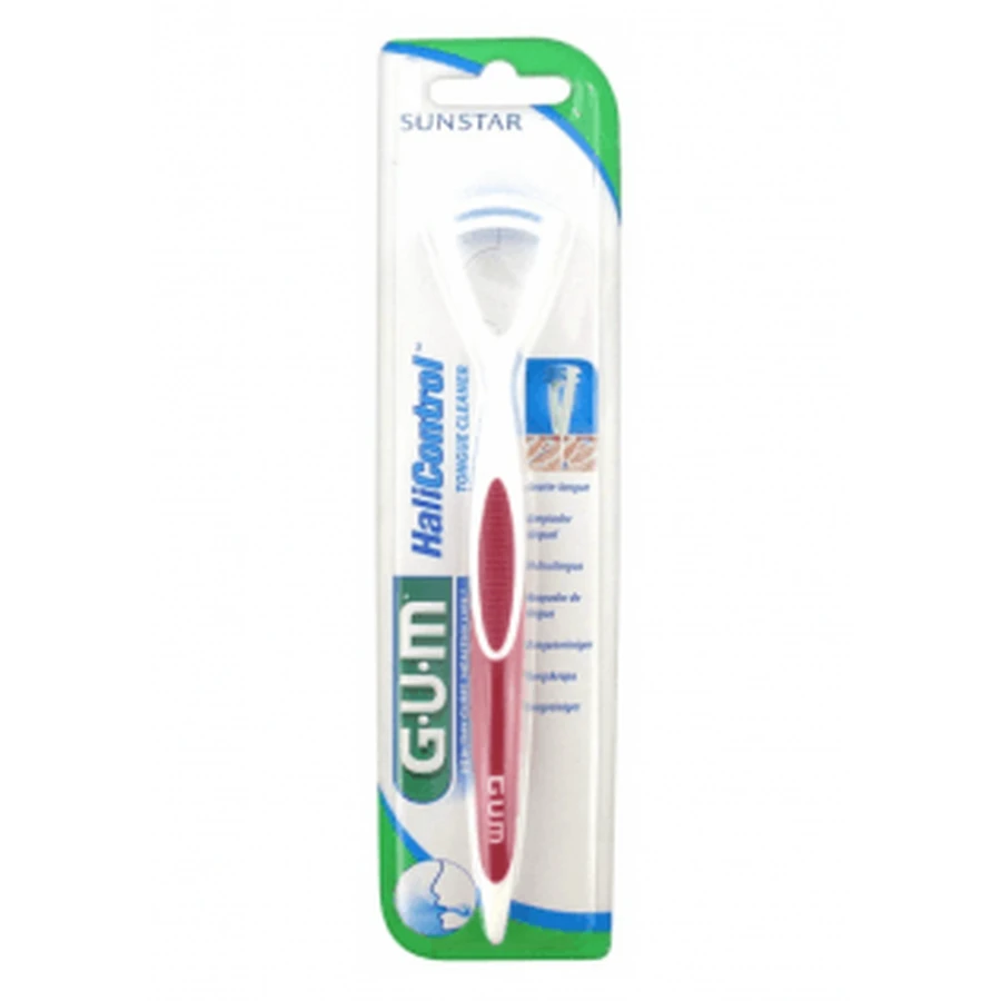 GUM 760 Halicontrol Dual Action Lingual Cleaner