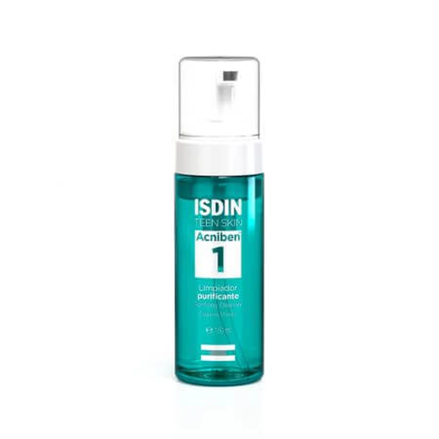 Isdin Teen Skin Acniben Limpiador Purificante Espuma, 150ml