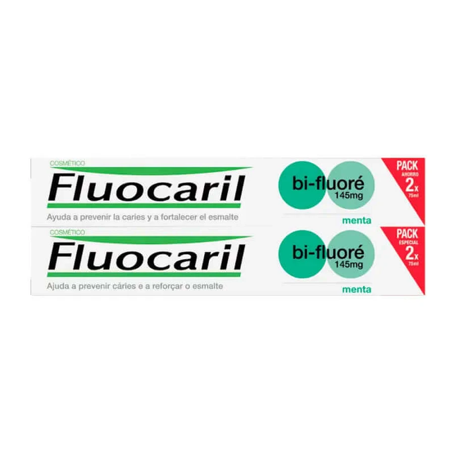 Fluocaril DUPLO Pasta Bi-Flúor Menta 145mg 2x75ml