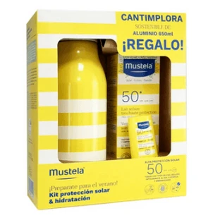 Mustela PACK Lait solaire Spf50+ 100ml + Stick solaire Spf50 9ml