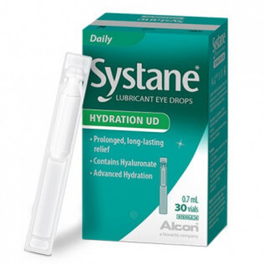 Systane HIDRATACION UD Gotas Oftálmicas, 30 monodosis