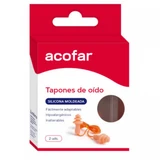 Acofar Starre geformte Silikon Ohrstöpsel 2u