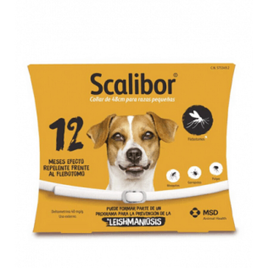 SCALIBOR ANTIPARASITIC DOG COLLAR 48 CM