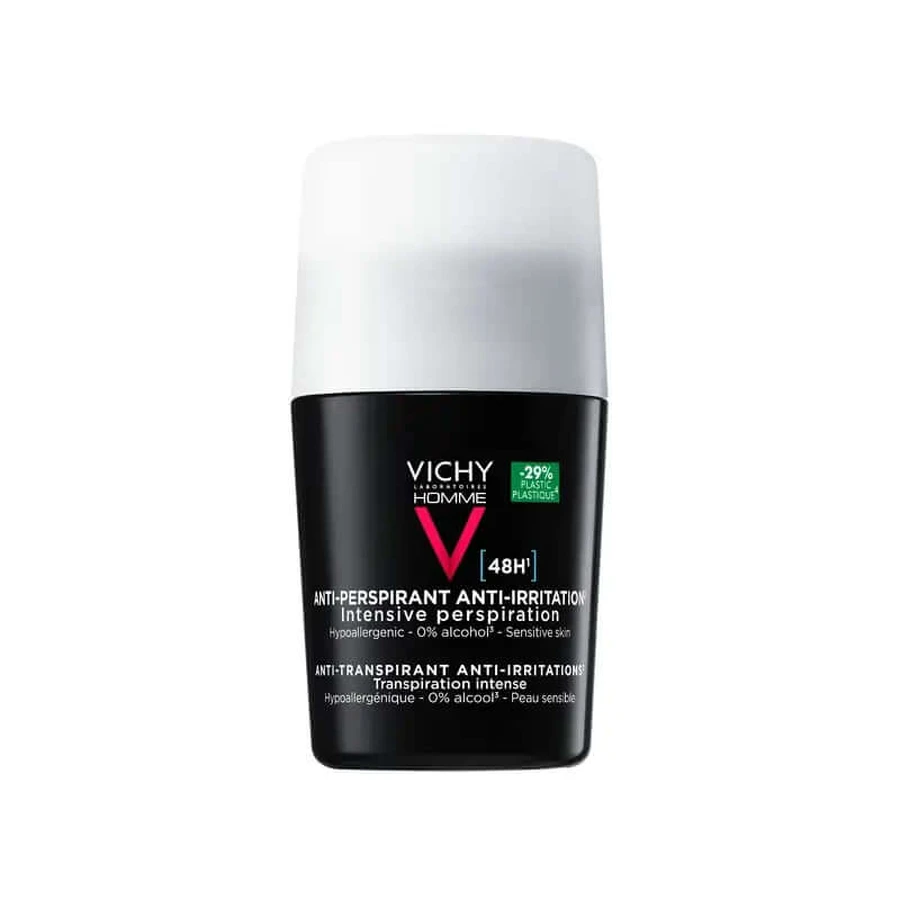 Vichy Mannen Antiperspirant Deodorant Extreme Control 48h, Roll-on 50ml
