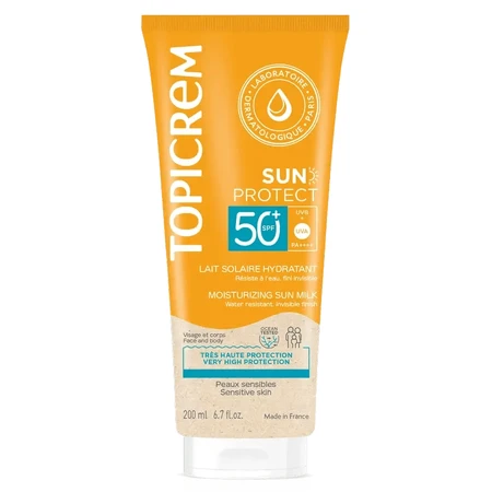 Topicrem Sun Protect Hydraterende Zonnemelk SPF 50+, 200ml