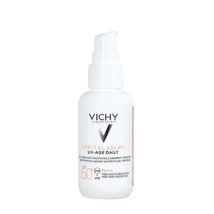 Vichy Capital Soleil UV-Age Dagelijks Water Fluid Anti-Fotoageing SPF50+ 40ml