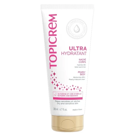 Topicrem Ultra-feuchtigkeitsspendende Emulsion Perlglanzeffekt 200ml