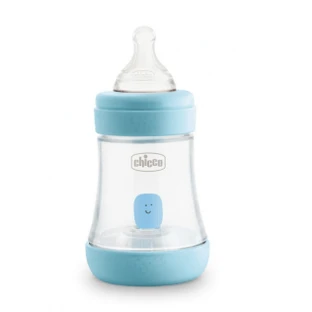 Chicco Biberón Perfect 5 Azul 0m+ Flujo Lento 150ml