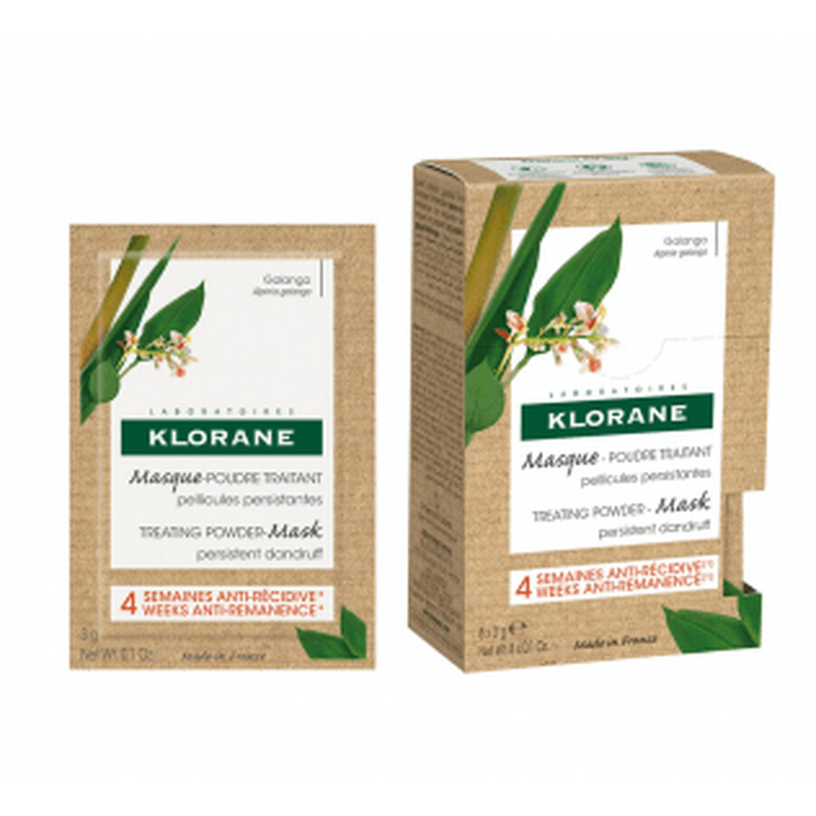 Acquista Klorane Maschera al Galangal 8 x 3 g Klorane Maschera al Galangal 8 x 3 g