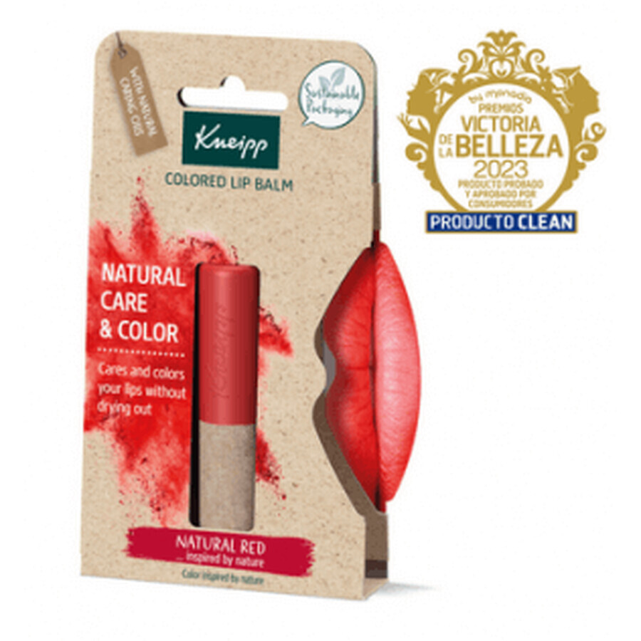 Balsamo labbra Kneipp colore rosso