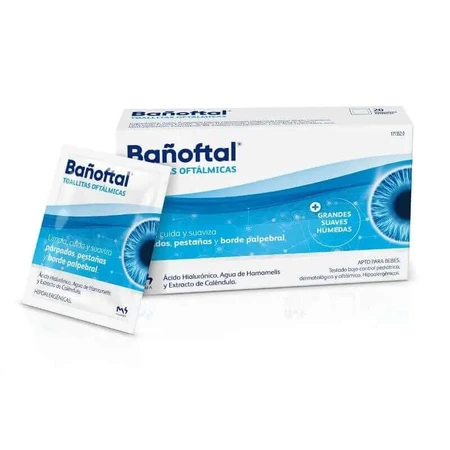 Bañoftal Lingettes oculaires stériles 20 unités