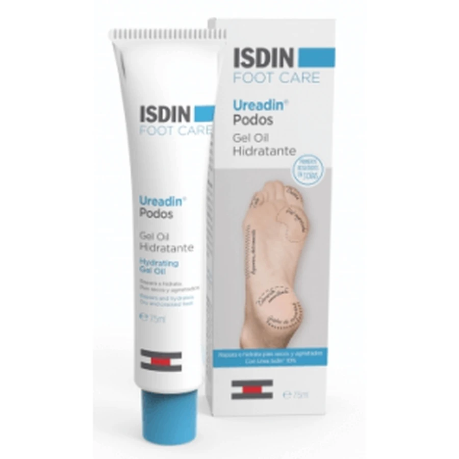 Isdin Ureadin Podos hiel- en voetherstelolie gel 75ml