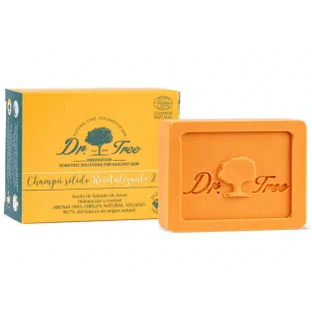 Dr Tree Champu Solido 2en1 Revitalizante Pastilla 75g