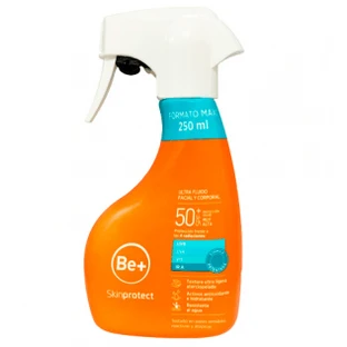 Be+ Huidbescherming Ultra Vloeibaar 50+ Spray 250ml
