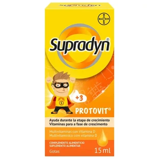 Supradyn Protovit Vitamines Mineralen Kinder Groei Druppels 15ml Flesje
