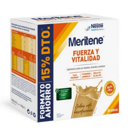 Meritene Fuerza y Vitalidad Capuccino 30 Sobres