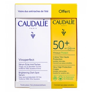 Caudalie COFRE Vinoperfect Serum, 30 ml + Caudalie Solar SPF50+ 25 ml