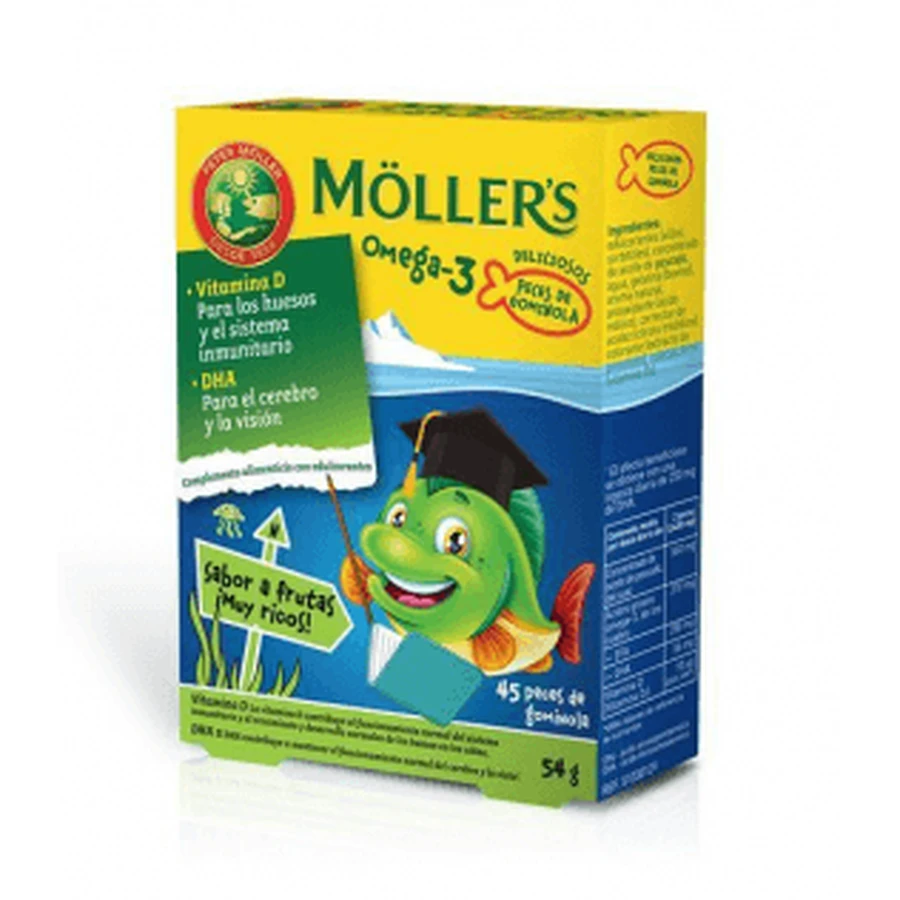 Möller's Omega-3 Gummifisch 45 Stück