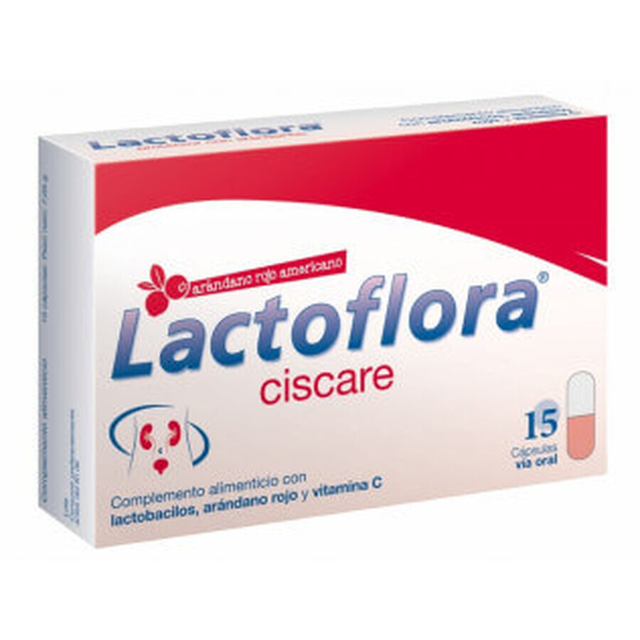 Lactoflora Ciscare With American Cranberry 15 Capsules