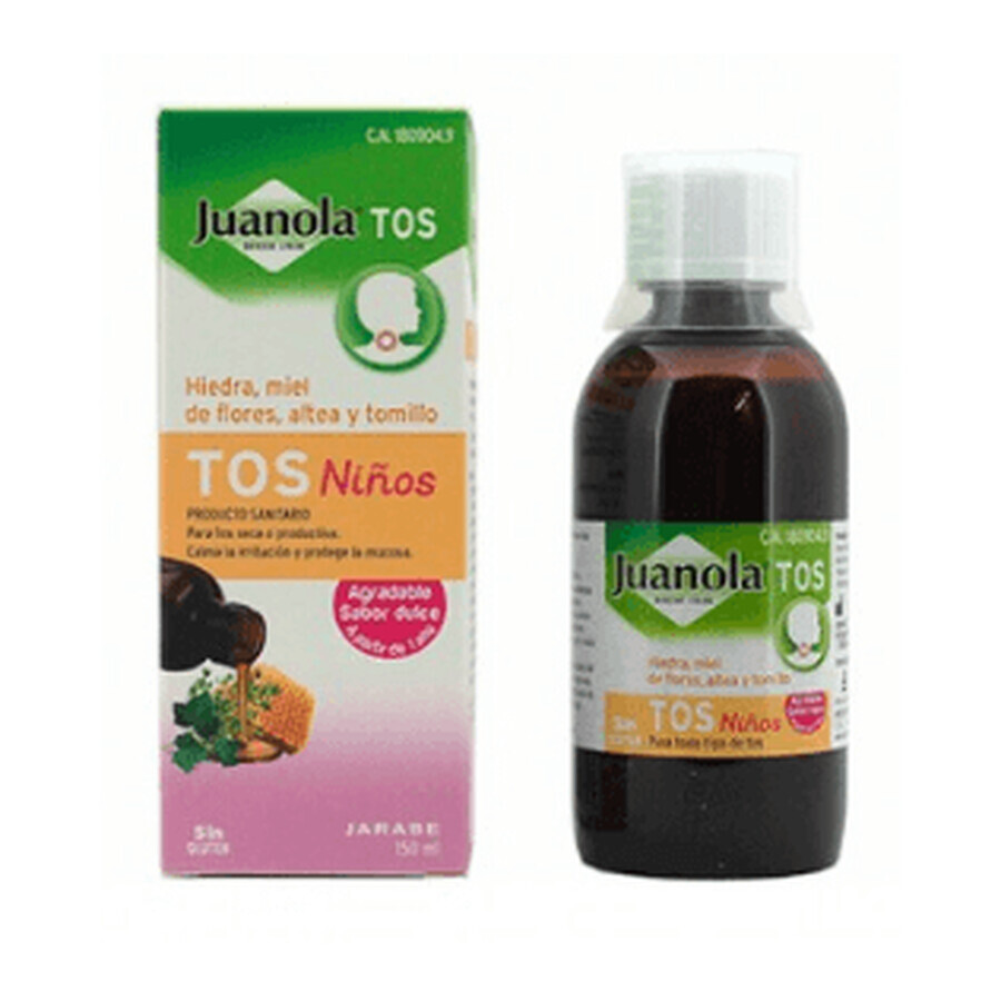 Juanola Hoestsiroop Kinderen, 150 ml