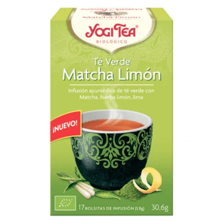 Yogi Tea Té Verde Matcha Limon 17 Bolsitas