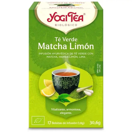 Yogi Tea Té Verde Matcha Limon 17 Bolsitas