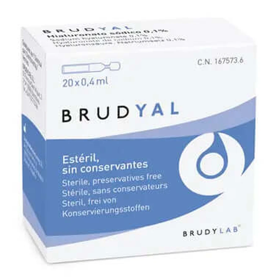 Brudyal Befeuchtungslösung 20 Einzeldosis 0,4ml